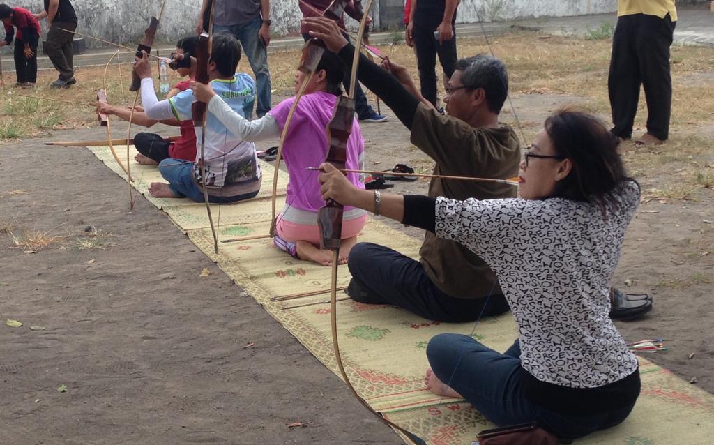 Nguri-Uri Budaya, Lurah Purwokinanti Ikut Jemparingan