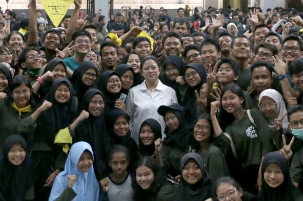 Bertemu Mahasiswa Baru UI, Menteri Puan Tegaskan Pentingnya Menjaga dan Merawat Pancasila