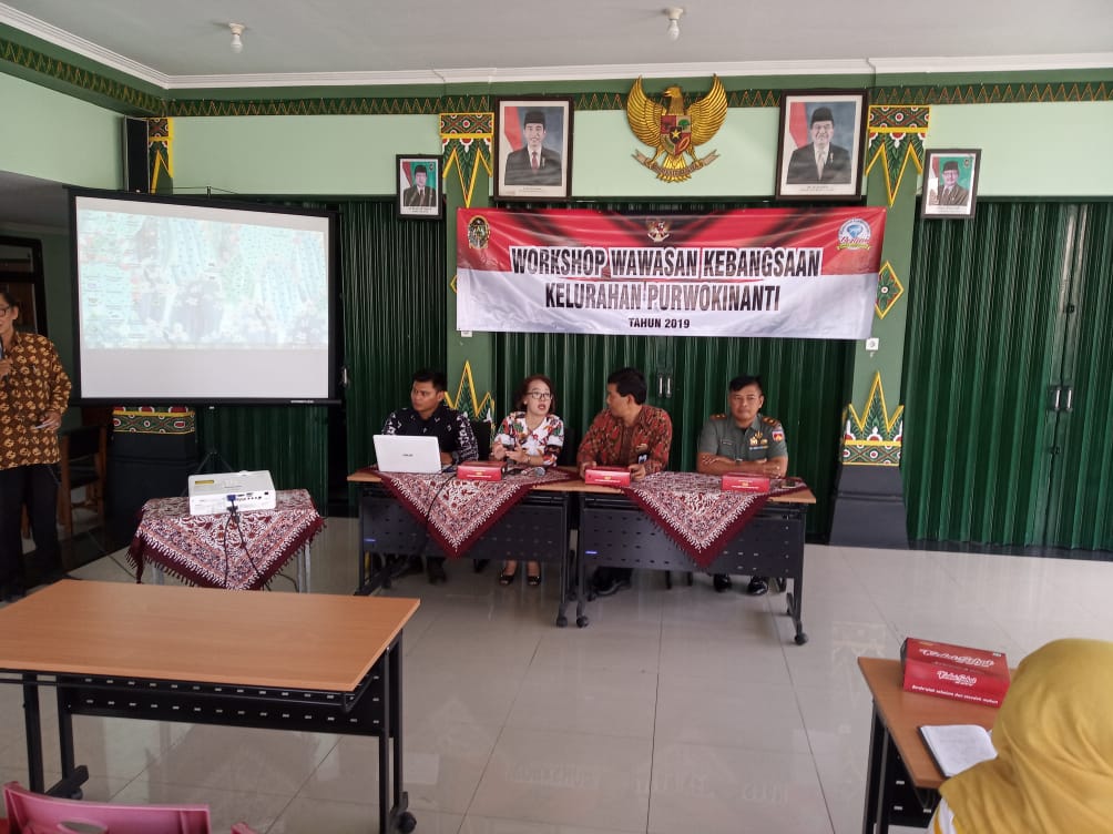 Tingkatkan Rasa Cinta Tanah Air, Kelurahan Purwokinanti Menggelar Workshop Wawasan Kebangsaan