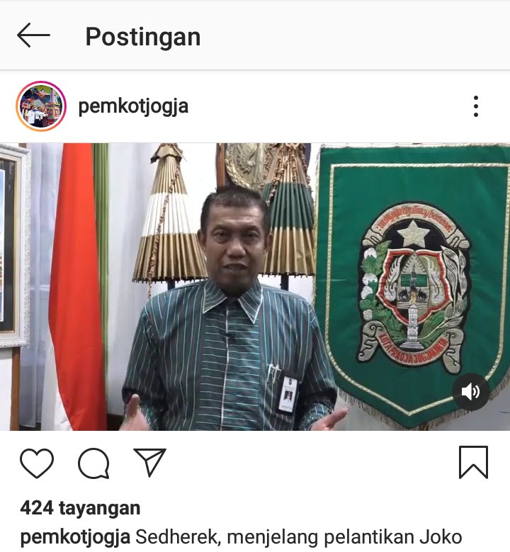 Walikota Ajak Warga Kota Yogyakarta Menolak Mobilisasi Massa