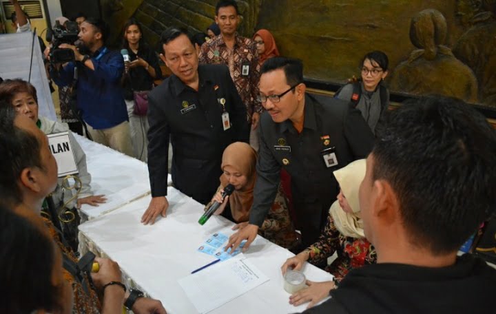 Warga Antusias Cetak e-KTP di Balaikota Yogyakarta
