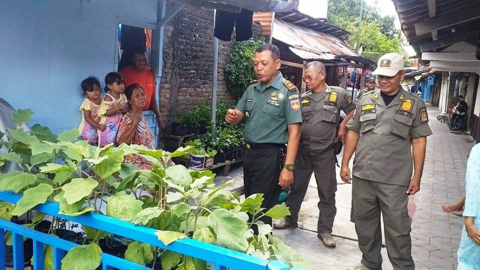 Danramil Mergangsan Kodim 0734/Yogyakarta Menyapa Warga