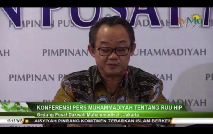 Muhammadiyah Anggap RUU Halauan Ideologi Pancasila Tak Urgen