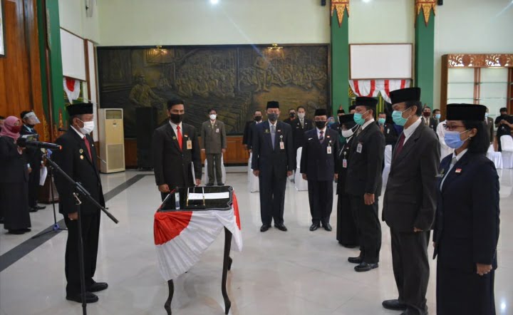 Walikota Yogyakarta Melantik 139 Pejabat Pemkot