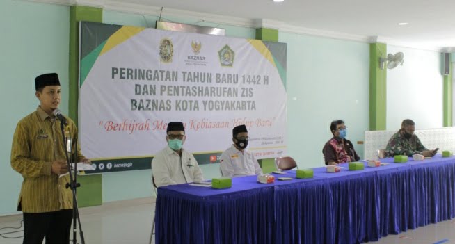 Baznas Kota Yogyakarta Gelar Peringatan Tahun Baru 1442 H dan Pentasharufan Zis