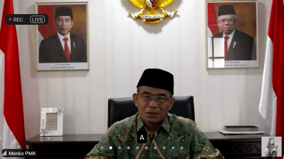 Prof. Dr. Muhadjir Effendy, M.A.P. Membuka Seminar Nasional Temu Inklusi 2020 Secara Daring
