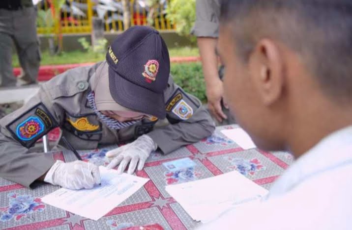 587 Warga Klaten Terjaring Razia Masker dalam Sepekan