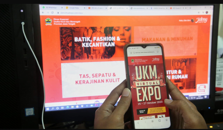 104 Toko Online Jateng Pamerkan Produk di UKM Virtual Expo