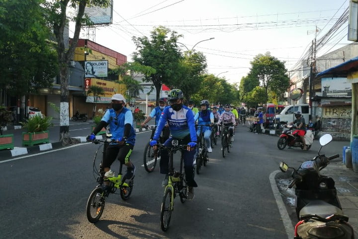Wakil Walikota Gowes Wisata Keliling Kecamatan Jetis