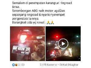 Enam ABG Ugal-Ugalan di Jalanan Jogja Berhasil Diamankan