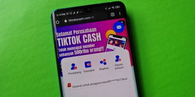 Diduga Tawarkan Investasi Bodong, Kementrian Kominfo Resmi Memblokir Situs Tiktok Cash
