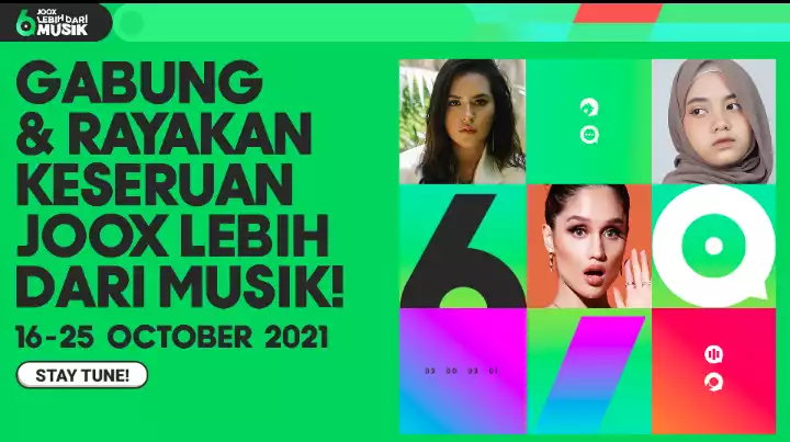 Anniversary Ke-6, JOOX Hadirkan Rangkaian Hiburan Spesial