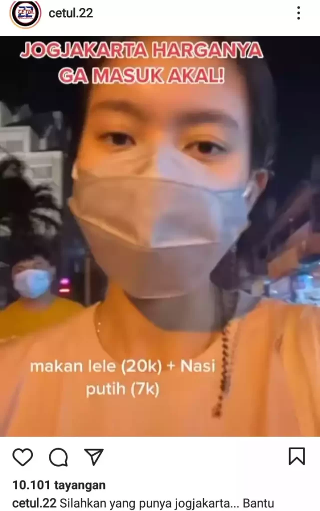 Kembali, Wisatawan Keluhkan Lesehan Malioboro Nuthuk Harga