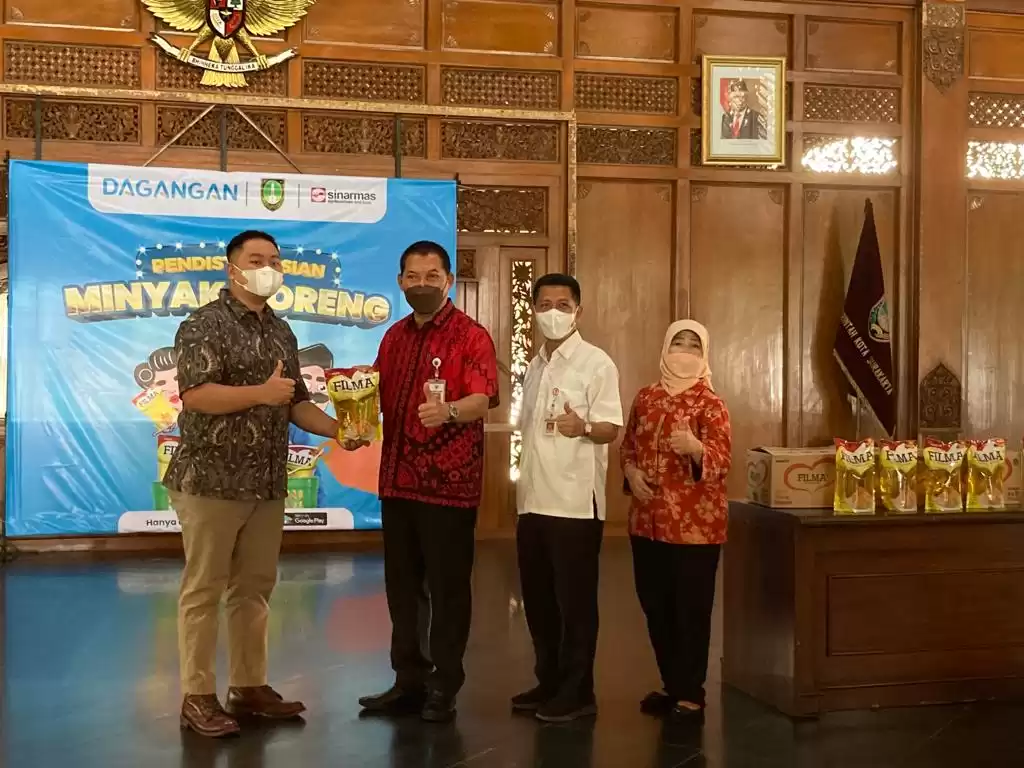 Startup Dagangan dan Dinas Perdagangan Solo Siapkan 3000 Liter Migor untuk Atasi Kelangkaan