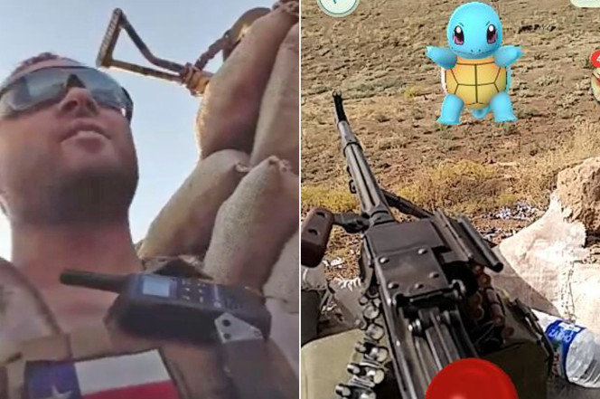Marinir AS Main Pokemon Go di Zona Perang Melawan ISIS
