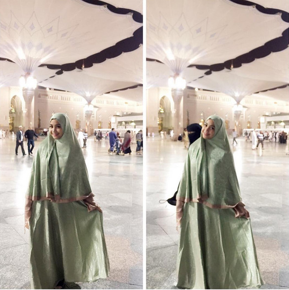 Foto Berhijab Saat Umroh, Jessica Iskandar Sebut Nagitta Slavina Istri Paling Sabar