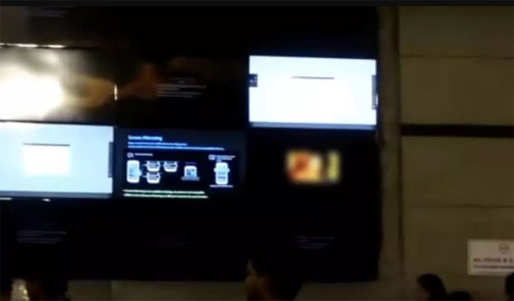 Video Porno Muncul di Layar Monitor Stasiun Kereta Api India