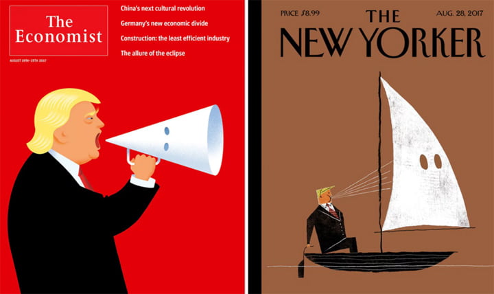 Lewat Sampul Edisi Terbaru, Majalah-majalah Amerika Serikat Ramai Sindir Donald Trump