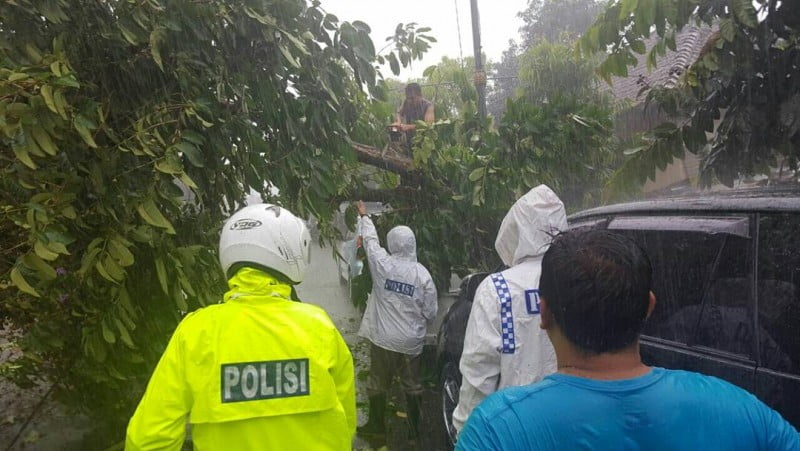 Angin Kencang Porak-Porandakan Banjaregara