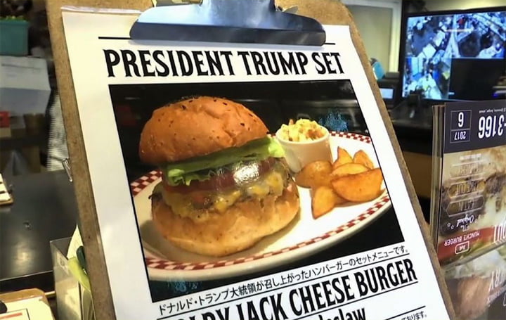 Berkat Trump, Burger Ini Sekarang Laku Keras di Jepang