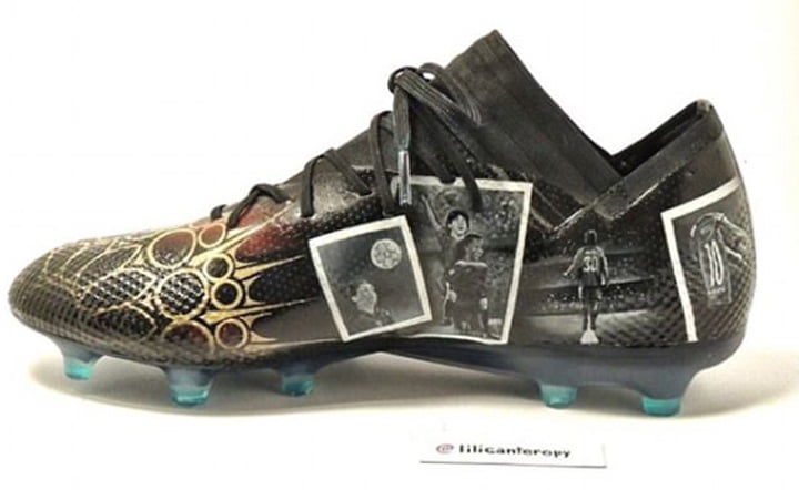 Sepatu Ini Gambarkan Perjalanan Hidup Lionel Messi