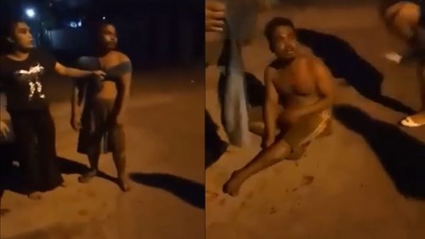 Begini Aksi Lucu Waria Tangkap Jambret Sampai Nangis!