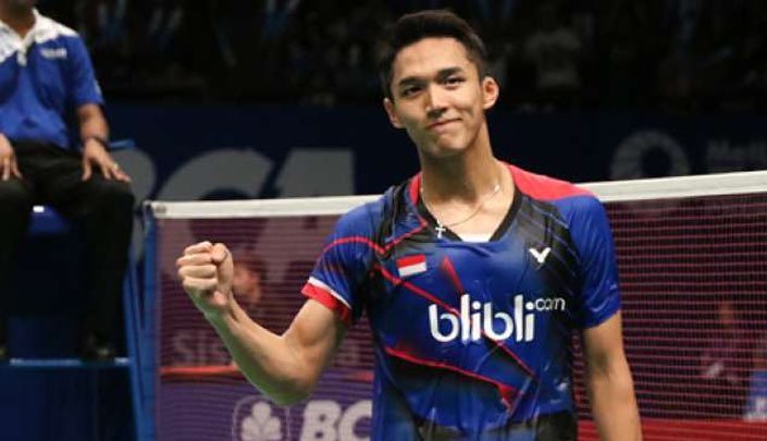 Jonatan Jaga Peluang Tunggal Putra Indonesia