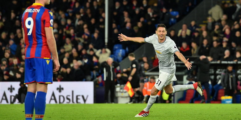 Menang atas Crystal Palace, Manchester United Rebut Kembali Runner Up Klasemen Liga Inggris