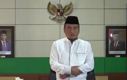 Begini Ceramah Kakanwil Kemenag DIY di Salat Id yang Dihadiri Jokowi Kakanwil Kemenag DIY Masmin Afif (foto: Kemenag DIY)