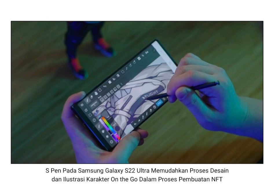 Kolaborasi Samsung dengan 3 Artis Hasilkan Karya NFT Epic Pakai Smartphone