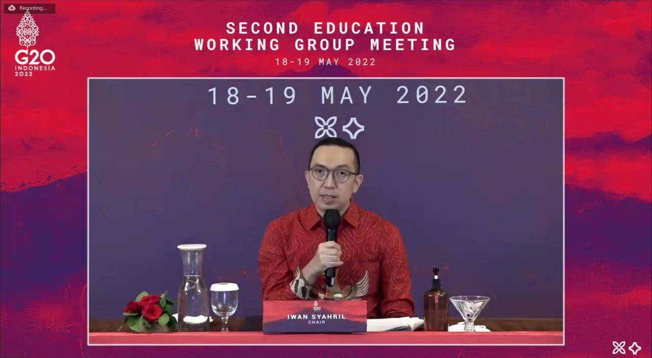 Pimpin Pertemuan Kedua EdWG G20, Kemendikbudristek Satukan Suara untuk Pulihkan Pendidikan