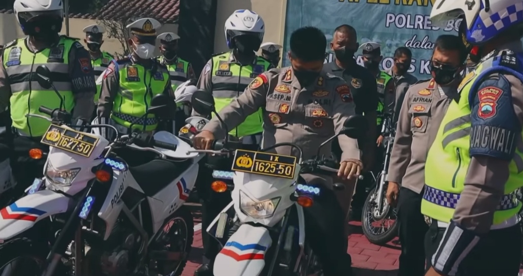 Tim Gabungan Polres Boyolali Amankan Puluhan Siswa SMA yang Konvoi Ilustrasi (foto: Polres Boyolali)