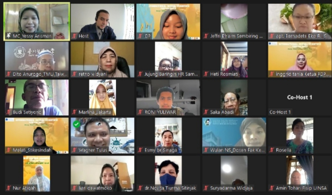 Peduli Pelestarian Jamu dan Herbal Indonesia, SLI Selenggarakan International Herbal Scientific Forum 2022 Seminar Online dengan tema kegiatan International Herbal Scientific Forum (IHSF) 2022 (foto: ist)