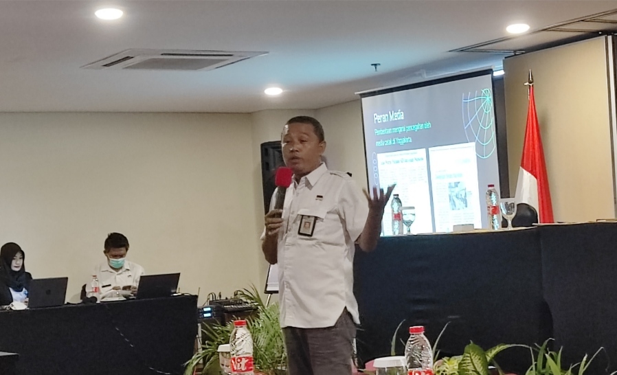 Media Diminta Hati-Hati Dalam Memberitakan Kasus Narkoba Kepala Dinas Komunikasi Informasi dan Persandian Kota Yogyakarta, Ig Trihastono (foto: Deny Hermawan)