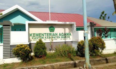 Kemenag Maros Panggil Pimpinan Ponpes yang Enggan Pajang Foto Presiden Kemenag Maros (foto: ist)