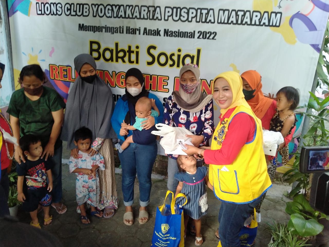 Lions Club Yogyakarta Puspita Mataram Bagikan Bantuan kepada Anak Stunting di Kota Yogyakarta