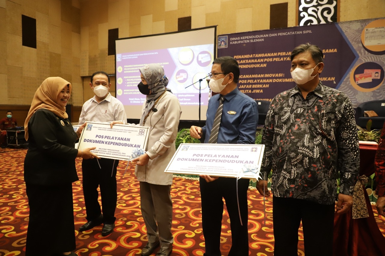 Dukcapil Sleman Kerjasama dengan Kelurahan dan Faskes untuk Layanan Kependudukan