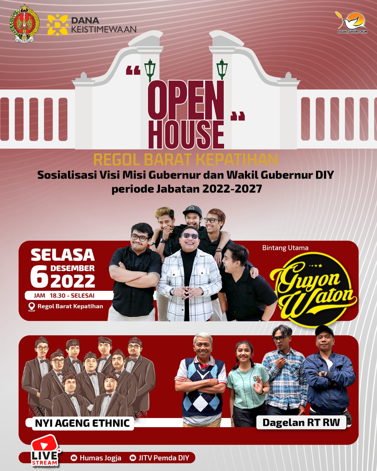 Open House, Ajang Sosialisasi Visi dan Misi Gubernur dan Wakil Gubernur Masa Jabatan 2022-2027 dengan Warga