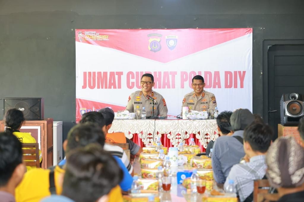 Jumat Curhat, Kapolda DIY Serap Aspirasi Masyarakat Kecil