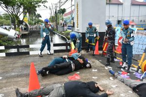 Salah satu rangkaian kegiatan uji terampil.