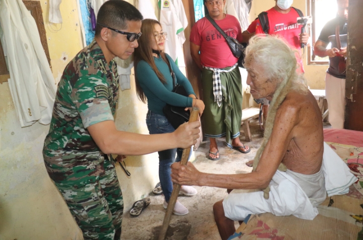 Kodim Klungkung Gelar Aksi Berbagi Kasih
