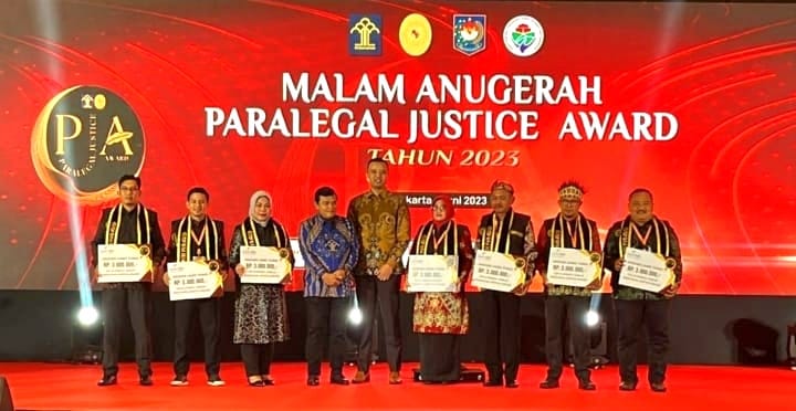 8 Lurah di DIY Raih Penghargaan Paralegal Justice Award dari Kemenkumham