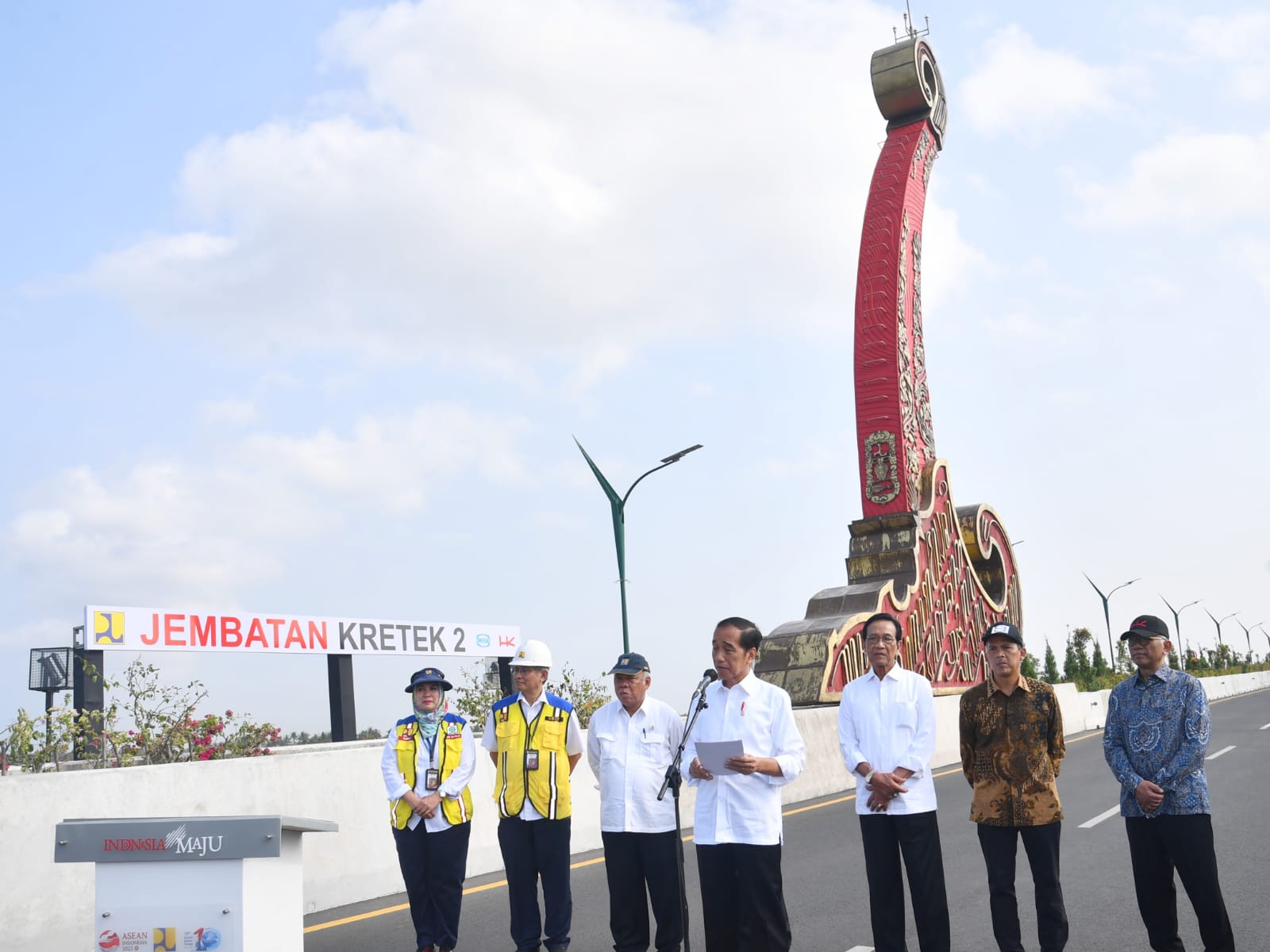 Presiden Jokowi Resmikan Jembatan Kretek 2 di Kabupaten Bantul