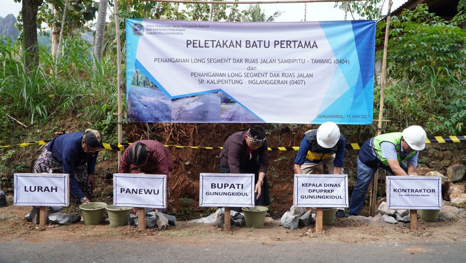 Pemkab Gunungkidul Perbaiki Dua Ruas Jalan Akses ke Nglanggeran
