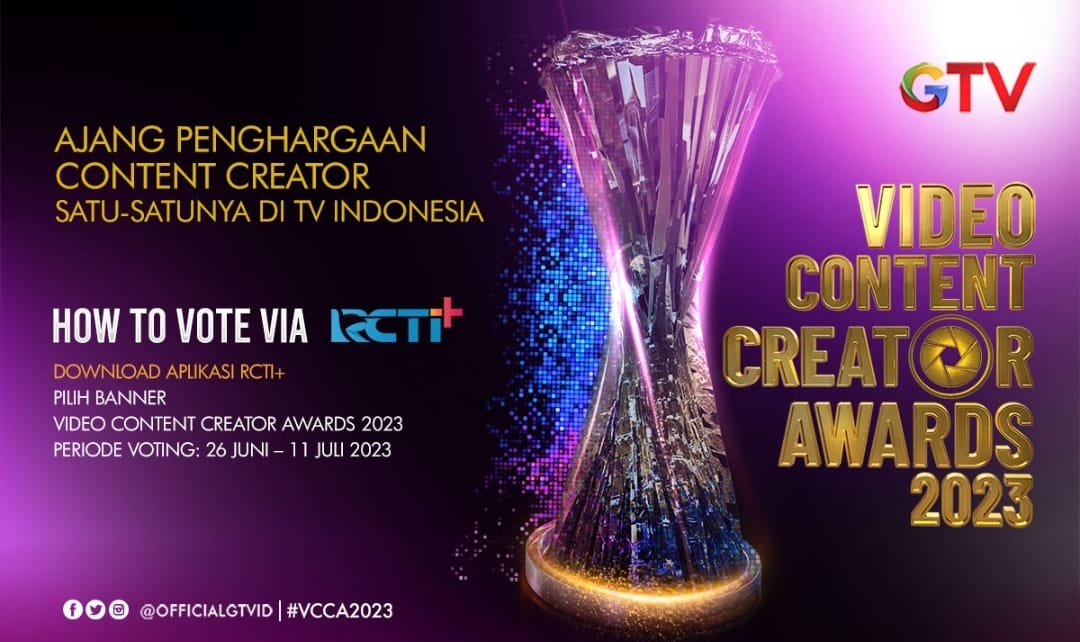 Ajang Penghargaan Content Creator Paling Bergengsi, Video Content Creator Awards 2023 Hadir Kembali!