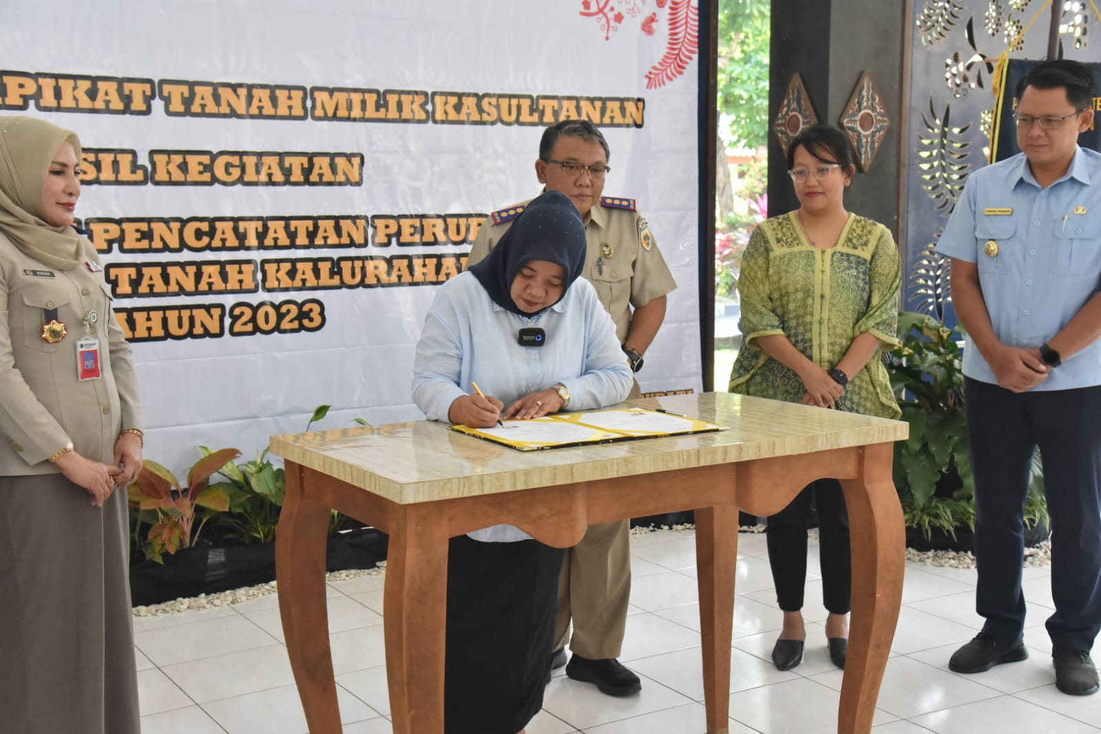 Pemkab Sleman Menerima 500 Sertifikat Tanah Kelurahan dari BPN