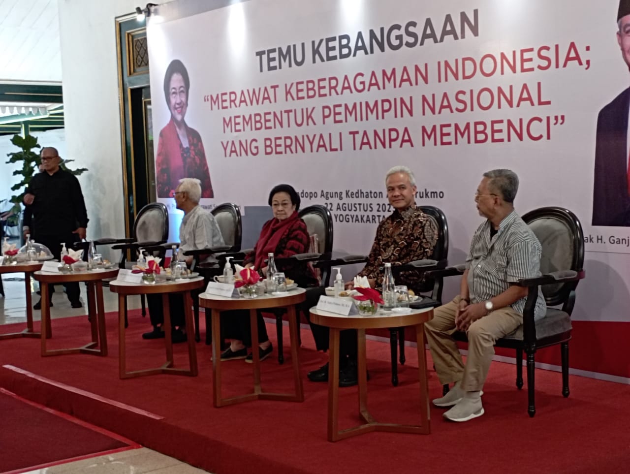 Megawati dan Ganjar ke Jogja Temui Para Kader dan Relawan