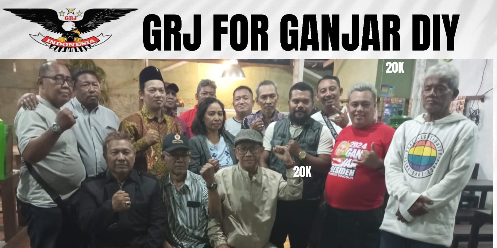 GRJ for GP DIY Siap Menangkan Ganjar sebagai Presiden 2024