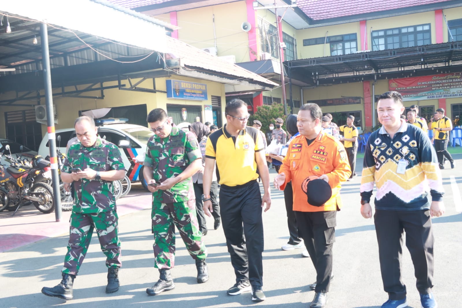 Apel dan Senam Pagi Bersama, Konsistensi Polresta Banjarmasin dalam Perkuat Sinergitas dengan Forkopimda