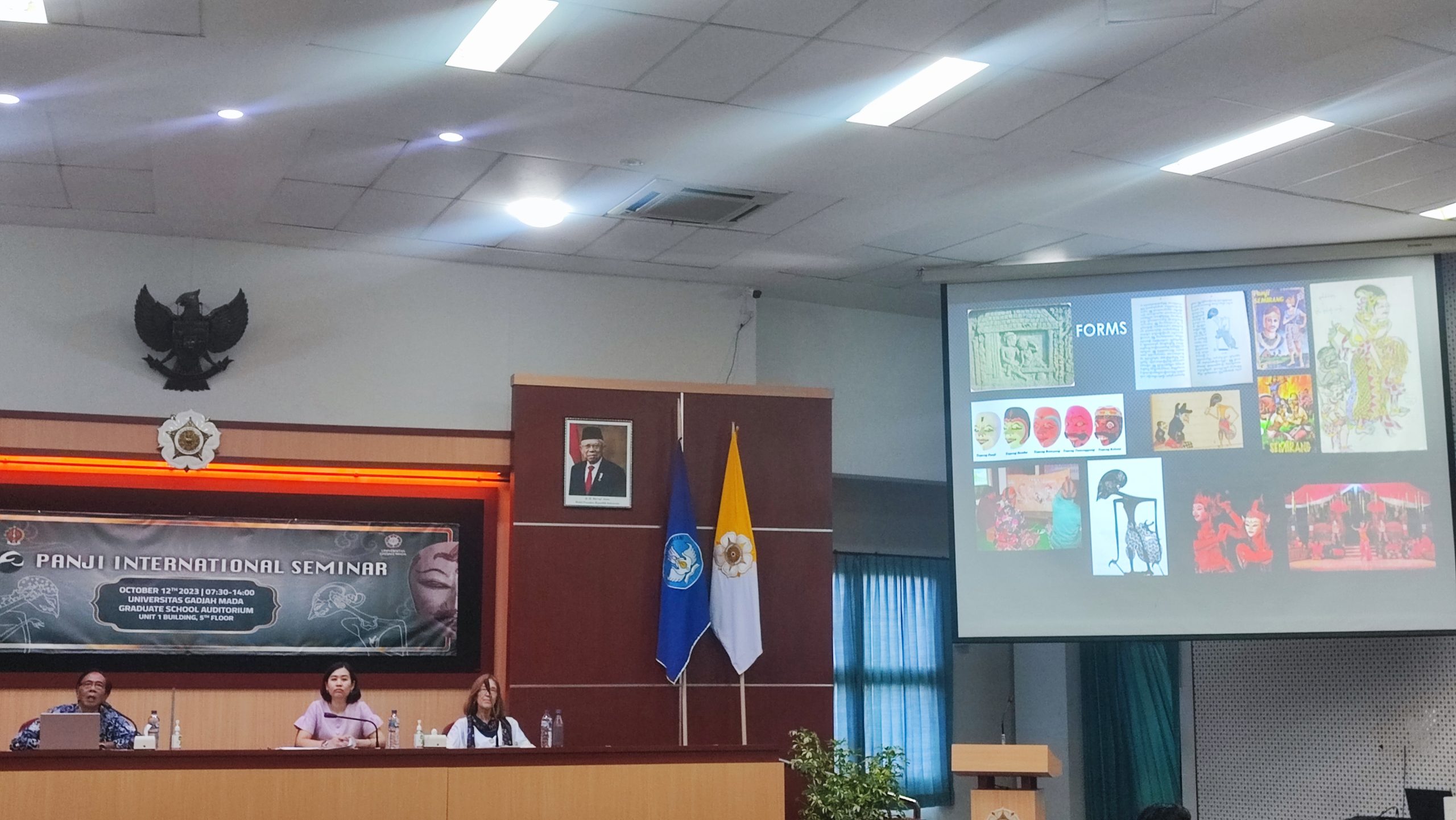 Seminar Internasional Panji, Kupas Kisah Cinta Dari Jawa Yang Mendunia Panji Internasional Seminar, digelar di Pascasarjana UGM, Kamis 12 Oktober 2023 (foto: Deny Hermawan)
